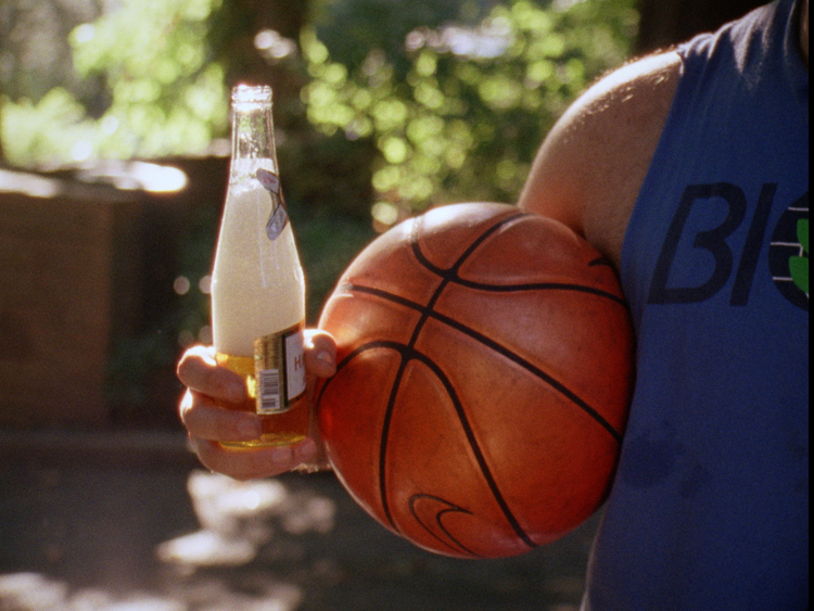 L4L_Beer and Ball - A scene from Lev Kalman and Whitney Horn’s L FOR LEISURE. Courtesy of Special Affects Films
